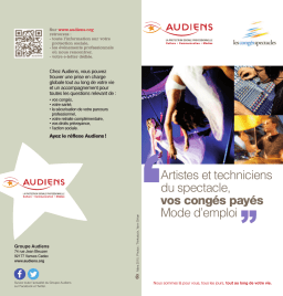 Audiens Congés Payés : Guide + Chat IA & PDF