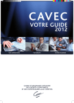 Guide CAVEC 2012 : Retraite et Pr&eacute;voyance + IA Chat