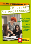 Onisep Livret du professeur Mode d'emploi