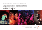 SACEM manifestation Mode d'emploi