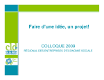 CLD de La Mitis Projet Mode d'emploi