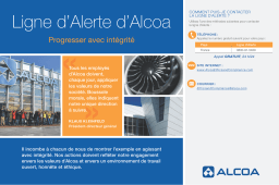 Alcoa ligne d'alerte Mode d'emploi