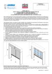 Guide d'installation Ditec Portes Motoris&eacute;es Souples + IA