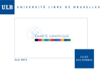 ULB Charte graphique Mode d'emploi