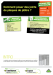 Enduit pour joints: Guide d'utilisation + Chat IA