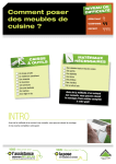 Meubles de cuisine : Guide d'installation + IA Chat