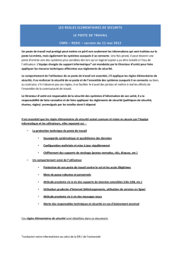 Sécurité du poste de travail: Chat IA et PDF