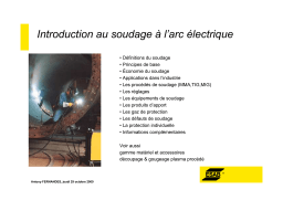 ESAB soudage à l'arc Mode d'emploi