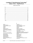 LexisNexis SmartIndexing Technology Mode d'emploi