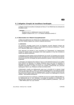 Obligation Emploi Travailleurs Handicapés : Chat IA & PDF