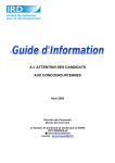 IRD Guide d'information Mode d'emploi