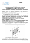 UNAC BASCULANTE Mode d'emploi