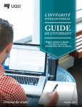 Guide d'int&eacute;grit&eacute; intellectuelle UQO | AI Chat &amp; PDF