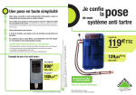 Leroy Merlin syst&egrave;me anti tartre Mode d'emploi