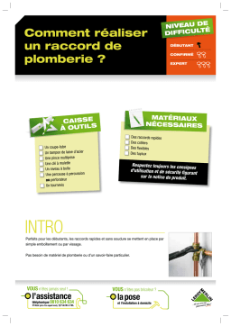 Raccord de plomberie: Guide + Chat IA & PDF