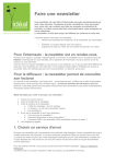 id&eacute;al productions newsletter Mode d'emploi