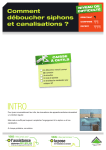 D&eacute;boucher Canalisation : Guide IA &amp; PDF