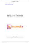 Module de vote Bonnenouvelle.fr | AI Chat &amp; PDF