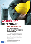 Assurance D&eacute;cennale : Guide d'emploi avec IA