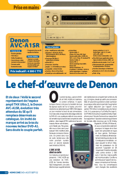 Denon AVC-A1SR Test + IA Chat & Téléchargement PDF