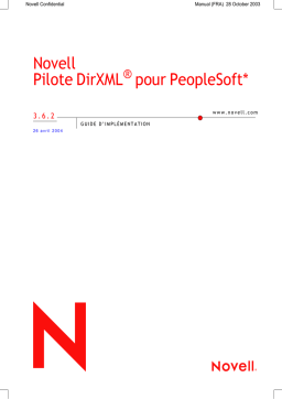 Novell pour PeopleSoft Manuel utilisateur