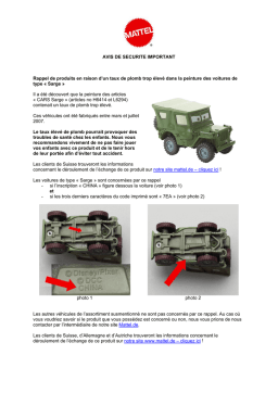 Rappel CARS Sarge: AI Chat & Téléchargement PDF