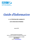 IRD Guide d'information Manuel utilisateur