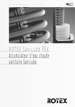 Rotex Sanicube PEX SCS 580/1 Manuel utilisateur