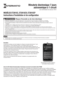 Intermatic ET2815C/R/CP: Instructions + Chat IA et PDF