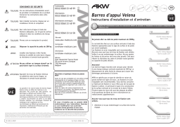 Barres d'appui Velena : Guide d'installation + IA