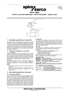 Spirax Sarco M70i/M80i: Instructions + Chat IA