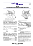 Spirax-Sarco SBP 30H Manuel utilisateur