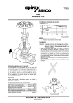 Spirax-Sarco HV3 Manuel utilisateur