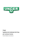 Unger par osmose inverse Manuel utilisateur