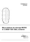 Micro-stations relevage MICRO 5/7/RRSP TER 1500: AI Chat &amp; PDF