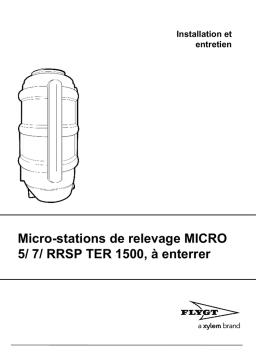 FLYGT MICRO TER 1500 5 Manuel utilisateur