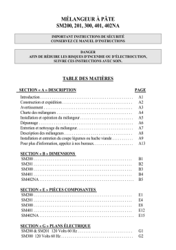 Doyon SM200, SM201, SM300, SM401 Guide IA & PDF