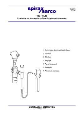 Spirax Sarco 130 / HL10 : Chat IA & Téléchargement PDF