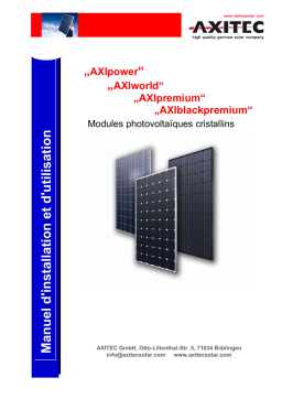 AXITEC : Guide d'installation avec IA et PDF
