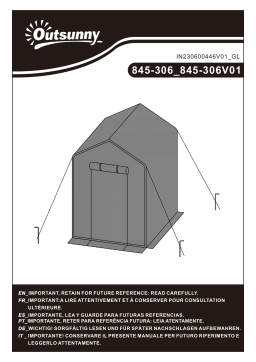 Manuel d'utilisation Outsunny 845-306 | AI Chat & PDF