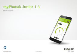 myPhonak Junior: Guide d'utilisation + Chat IA & PDF