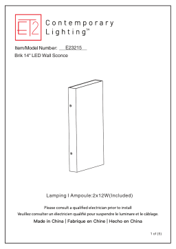 ET2 E23215 Guide d'installation