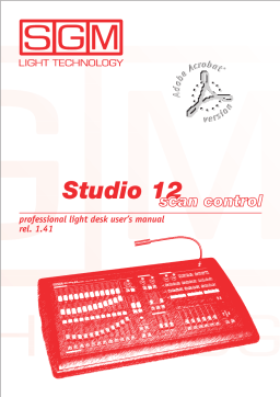 SGM Studio 12 Scan Control: Manuel d'Utilisateur + IA