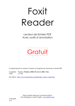 Foxit Reader: Guide d'utilisation avec IA