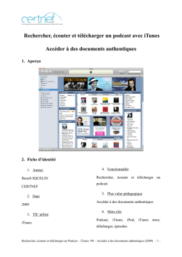 iTunes Podcast: Tutoriel + Téléchargement PDF