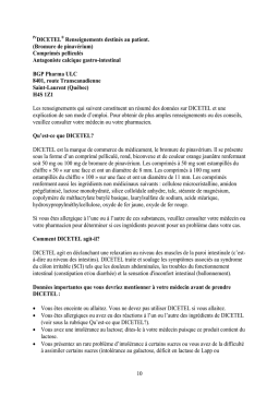 Bromure de pinavérium : Chat IA et téléchargement PDF