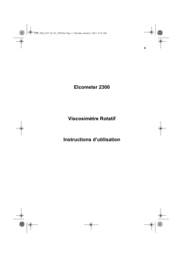 Elcometer RV2-L 2300 Manuel utilisateur