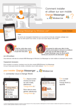 Orange Messenger : Guide d'Installation + Chat IA et PDF