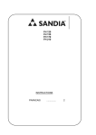 Sandia FH120, FH130, FH170, FH210 : Mode d'emploi + IA