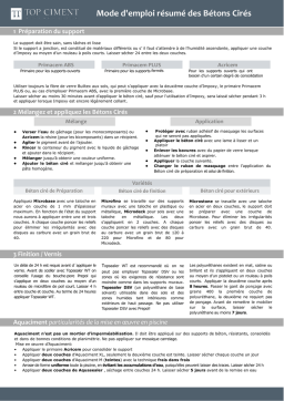 Topciment Microbase, Microfino : Guide AI & PDF
